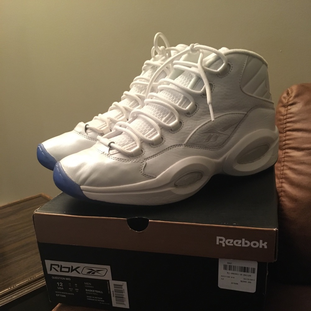 Reebok question mid-white ice
